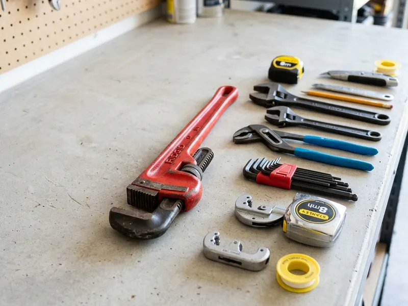 Professional plumbers in McMurray, PA equipped with top-tier tools for residential and commercial plumbing services.